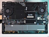 Insidan av Lenovo ThinkPad P16 Gen 3.