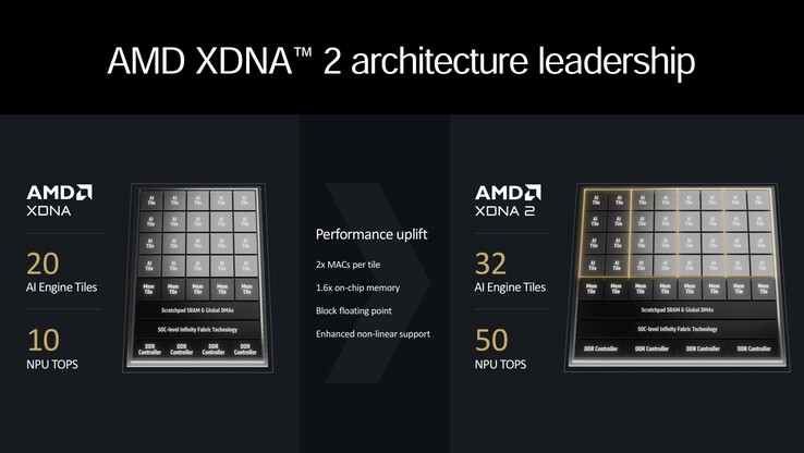 Översikt över AMD XDNA2 (källa: AMD)