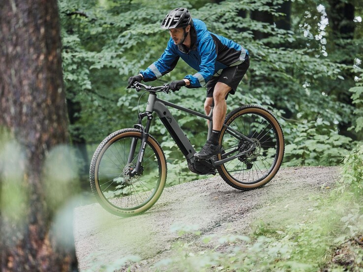 Den eldrivna mountainbiken Crivit Peak 709. (Bildkälla: Lidl)