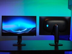 Alienware AW2725Q 4K OLED-monitor fram och bak (Bildkälla: Alienware)