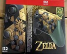 Switch 2 Pro-kontroll med Zelda-tema.