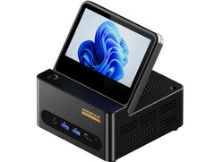 G-Flip mini PC är utrustad med en vikbar skärm (Bildkälla: Aoostar)