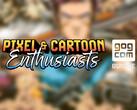 The Pixel and Cartoon Enthusiasts GOG Bundle har 14 indiespel. På bilden: redigerad omslagsbild av Ashworld. (Bildkälla: Humble Bundle)