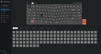 Keychron Launcher keymap skärmdump