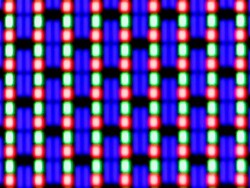 Sub-pixel matris