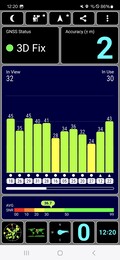 GPS-mottagning utomhus