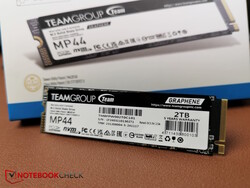 SSD TeamGroup MP44, tillhandahålls av TeamGroup