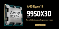 Ryzen 9 9950X3D och Ryzen 9 9900X3D har dykt upp på Geekbench (bildkälla: AMD)