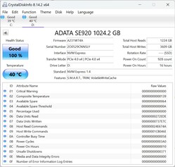 ADATA SE920 fungerar med PCIe 4.0 x4