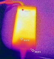 Temperaturer för nätadapter (stresstest)