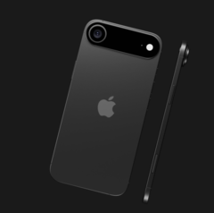 rendering av iPhone 17 Air. (Bildkälla: Zellzoi på X)