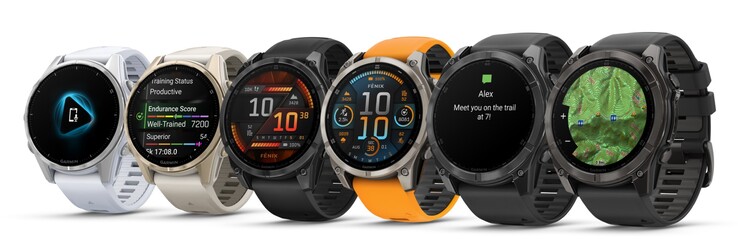 Varianter av Garmin Fenix 8 (Bildkälla: Garmin)