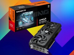 AMD Radeon RX 9070 XT har en boostklocka från fabrik på upp till 2 970 MHz. (Bildkälla: Gigabyte, Unsplash, redigerad)