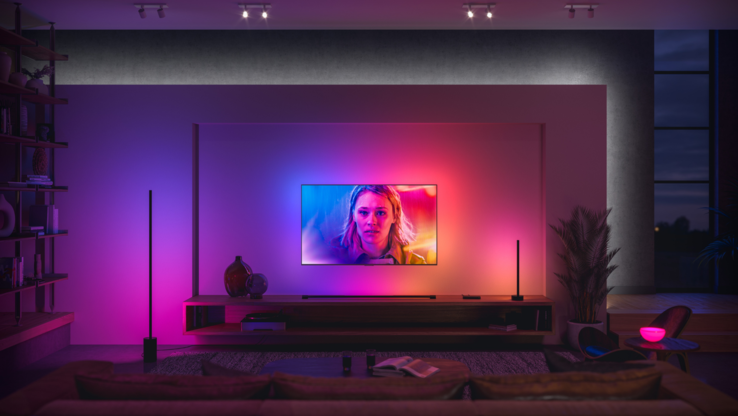 Philips Hue Sync TV är nu tillgänglig för vissa LG TV-apparater. (Bildkälla: Philips Hue)