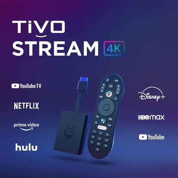 TiVo Stream 4K har en dongle-design som Chromecast med Google TV. (Bildkälla: TiVo)