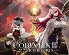 Reklambanner för uppdateringen Code Vein II Ver. 2.0 och DLC:n Mask of Idris.