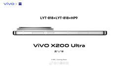 En påstått läckt X200 Ultra-reklam. (Bildkälla: Xiaomu Tech via Weibo)