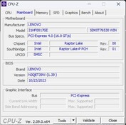 CPU-Z moderkort