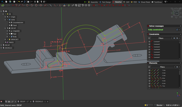 AstoCAD ger FreeCAD en visuell och användbarhetsöversyn med målet om användarvänlighet. (Bildkälla: AstoCAD)