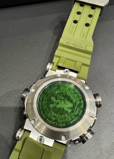 En graverad Frogman-logotyp på baksidan av fodralet. (Bildkälla: Great G-Shock World)