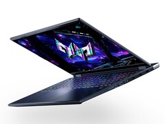 Acer Predator Helios Neo 16S AI presenterades på CES 2025 med RTX 5070 Ti GPU för bärbara datorer. (Bildkälla: Acer)