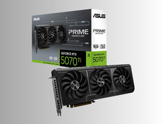 Asus RTX 5070 Ti Prime visas upp (Bildkälla: Asus)