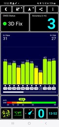 GPS-mottagning utomhus