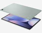 En rendering av "Galaxy Tab S10 FE+". (Bildkälla: OnLeaks x SammyGuru)