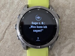 Röstassistent i Garmin Fenix 8 smartklocka (Bildkälla: Marcus Herbrich)