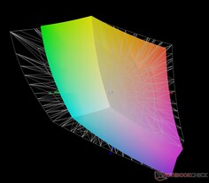 jämfört med Adobe RGB: 76,5 % täckning