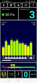 GPS-mottagning utomhus