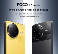 Poco F7-serien lanseras den 27 mars. (Bildkälla: Xiaomi)