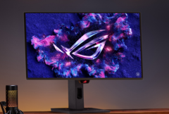 Asus ROG Strix OLED XG27UCDMG (bilden) har en Samsung-tillverkad QD-OLED-panel. (Bildkälla: Asus)