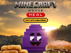 McDonald&#039;s kommer att ge bort en av sex Minecraft digitala samlarobjekt vid köp av en Minecraft Movie Meal. (Bildkälla: McDonald&#039;s)