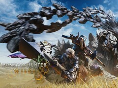 Monster Hunter Wilds lanseringslogotyp (Bildkälla: Steam)