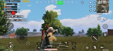 PUBG Mobile: HD, 60 bilder per sekund i genomsnitt.