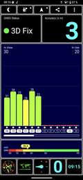 GPS-mottagning utomhus