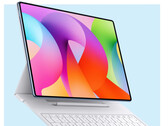 MatePad Pro Max kommer att avtäckas helt den 07 maj 2026. På bilden: en rendering som visar surfplattan med dess tillbehör.