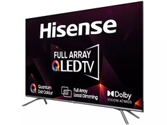 I stämningsansökan mot Hisense hävdas att företaget felaktigt presenterade sina TV-apparater som QLED-teknik. (Bildkälla: Hisense)