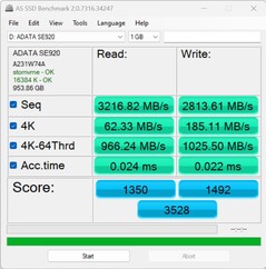 Anslutning: USB 4 (40 GBit) | Datastorlek: 1 GB på Minisforum AtomMan X7 Ti