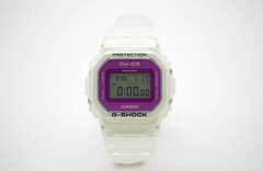 Den kommande Casio G-Shock DW-5600 Da-iCE collab-klockan har en boett och ett band tillverkade av mattlackat skelettharts. (Bildkälla: Great G-Shock World)