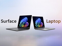 Surface Laptop 7 Intel-serien gör en bra figur i tidiga batteritidstester. (Bildkälla: Microsoft - redigerad)