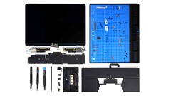 M4 MacBook Air (bilden) verkar vara helt lik M3 MacBook Air när det gäller design och reparerbarhet. (Bildkälla: iFixIt)