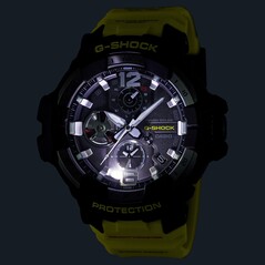 Casio G-Shock Gravitymaster GRB300RY-1A9 har dubbel tidsvisning och solcellsladdning. (Bildkälla: Casio)