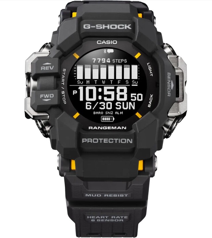 Klockan Casio G-Shock GPR-H1000. (Bildkälla: Casio)