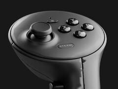 Valve Deckards handkontroll (bilden) kommer troligen att ha en stor D-pad, ABXY-knappar, överdimensionerade avtryckare och sidomonterade avtryckare. (Bildkälla: @Down_90 på X/Twitter)