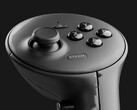 Valve Deckards handkontroll (bilden) kommer troligen att ha en stor D-pad, ABXY-knappar, överdimensionerade avtryckare och sidomonterade avtryckare. (Bildkälla: @Down_90 på X/Twitter)