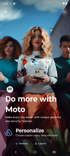 Motorola Moto G75 programvara