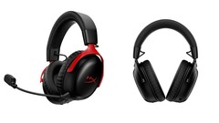 Det trådlösa gamingheadsetet HyperX Cloud III S finns i färgerna röd och svart. (Bildkälla: HyperX)